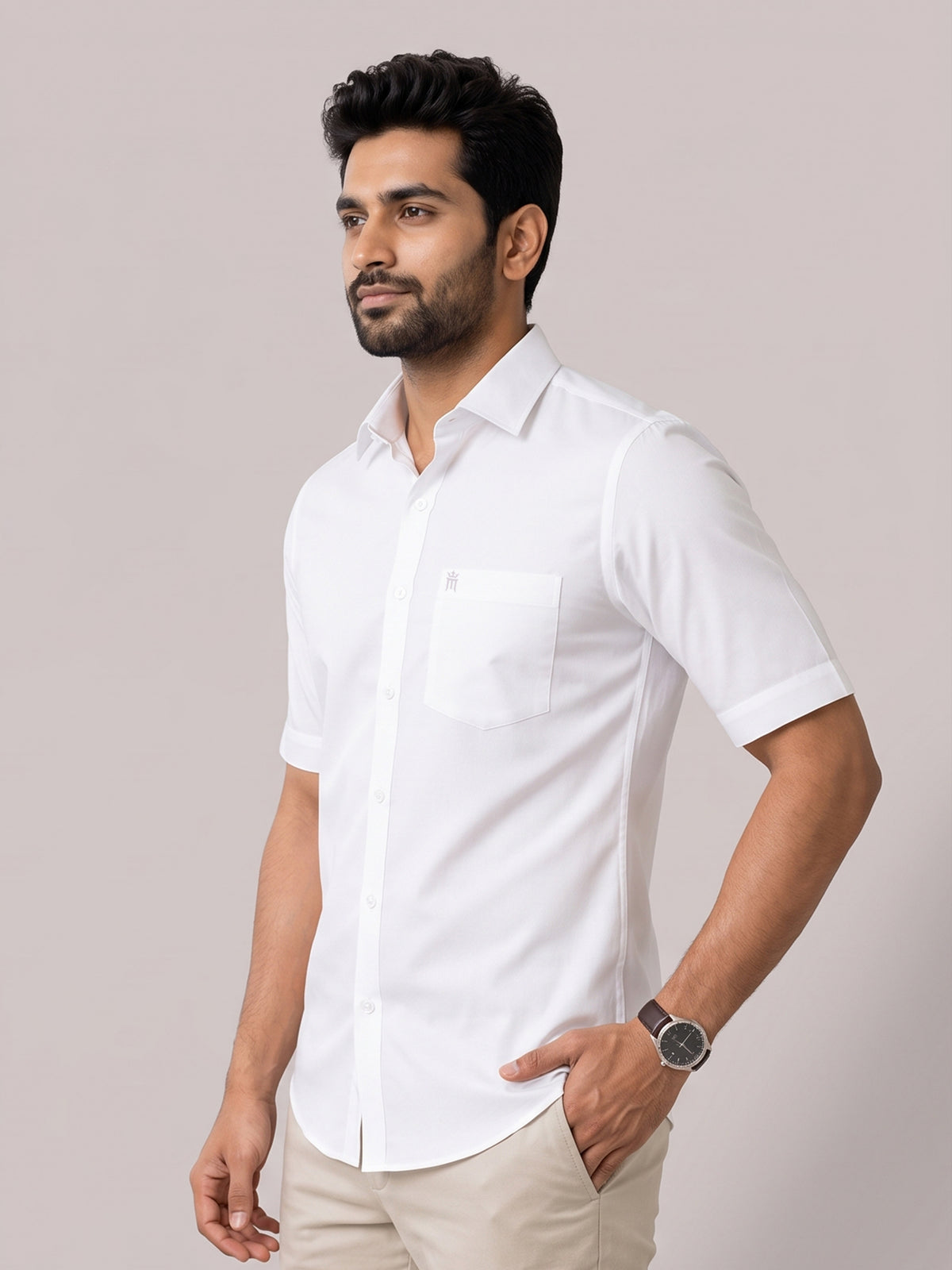 Winner slim fit White Shirt For Men