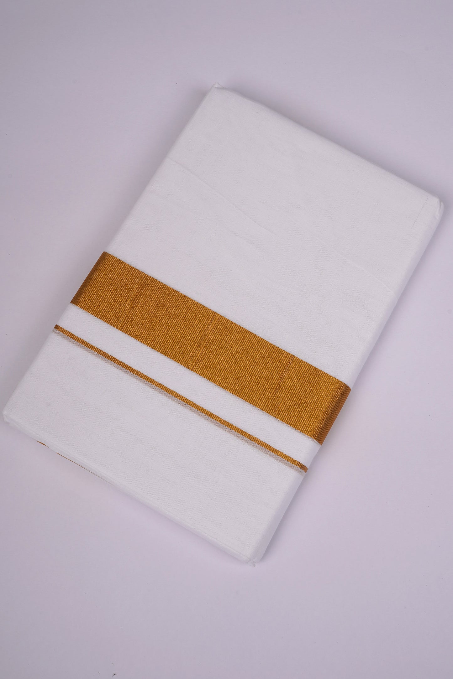 GLD-70 WHITE DOUBLE DHOTHIE 4.00 MTR