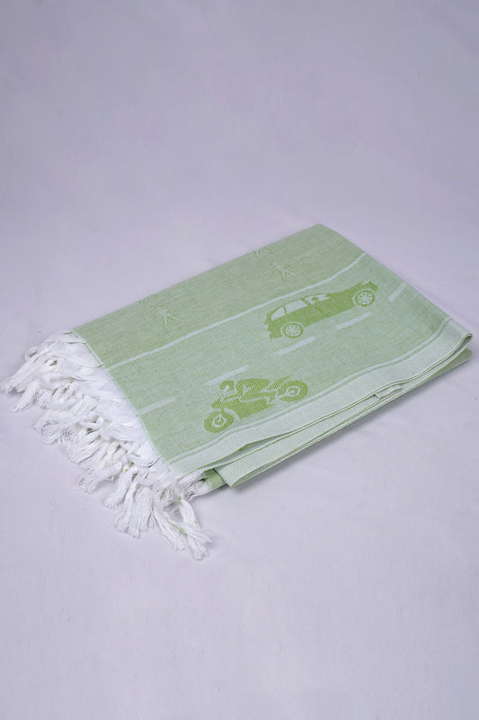 JACQU COTTON COTTON - CBT-19 BATH TOWEL - 30X60 - GREEN