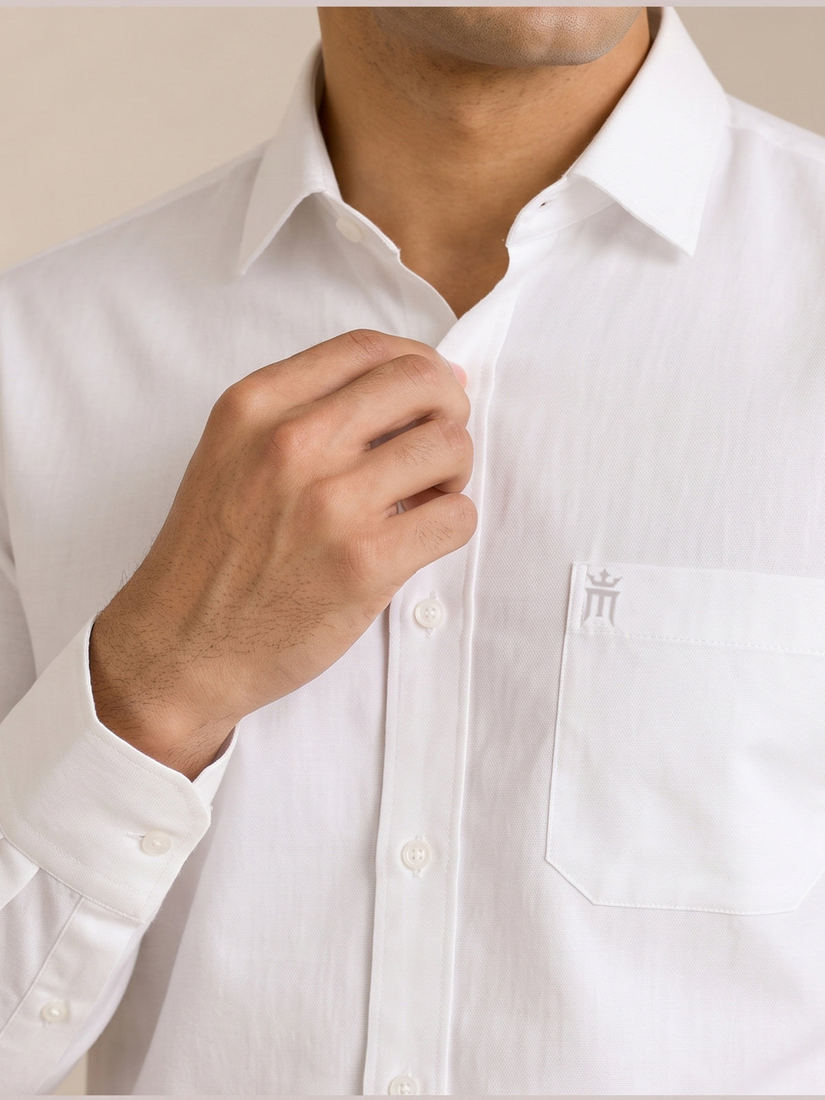 Captain Formal White Shirt For Men