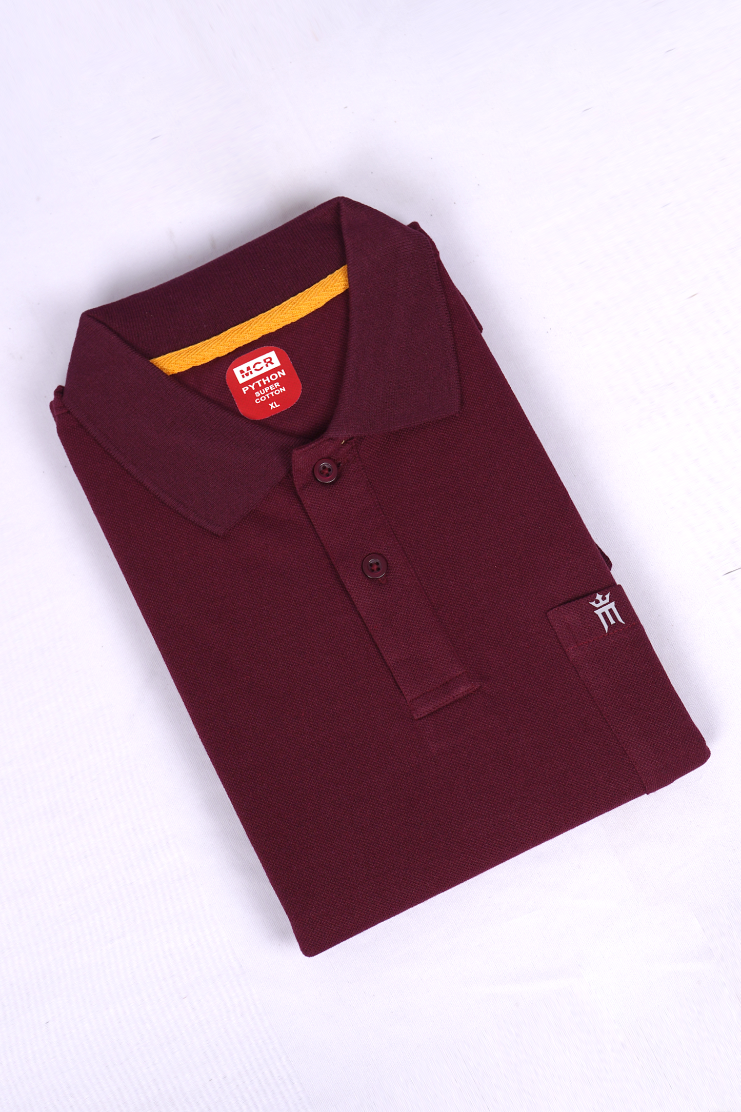 Python Plain Maroon Color T-Shirt - 70005