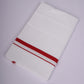 HS-17 STITCH W/S DHOTI  2.00 MTR - Red