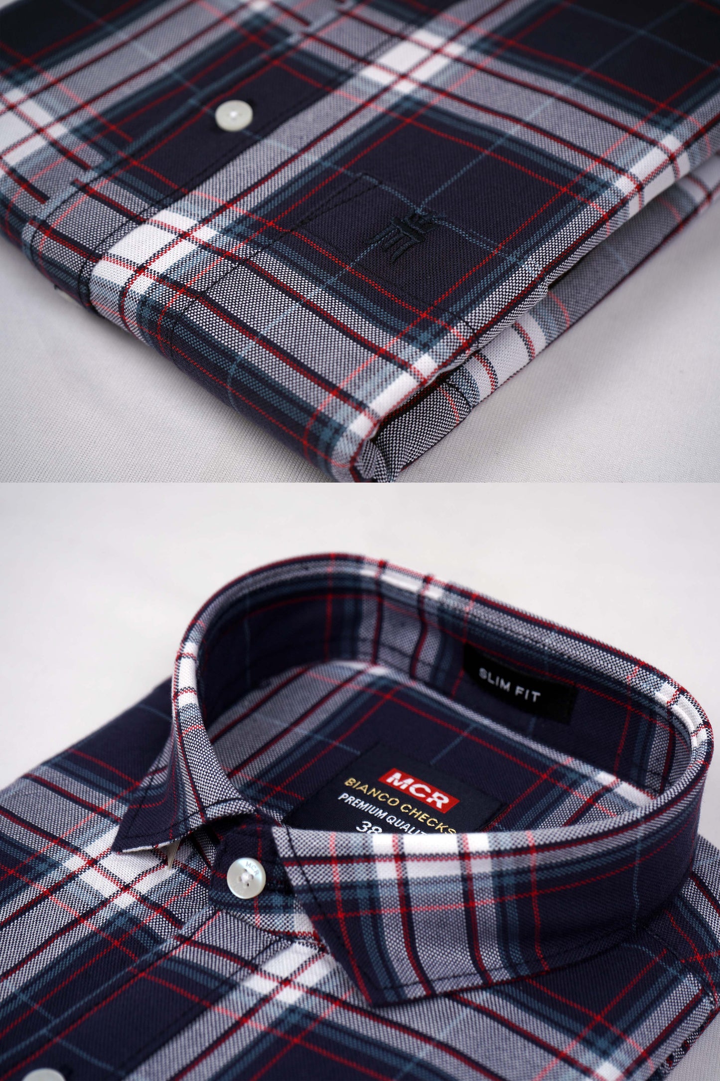 MCR BIANCO CHECKS 91004 Full Sleeve Formal Color Shirt For Men