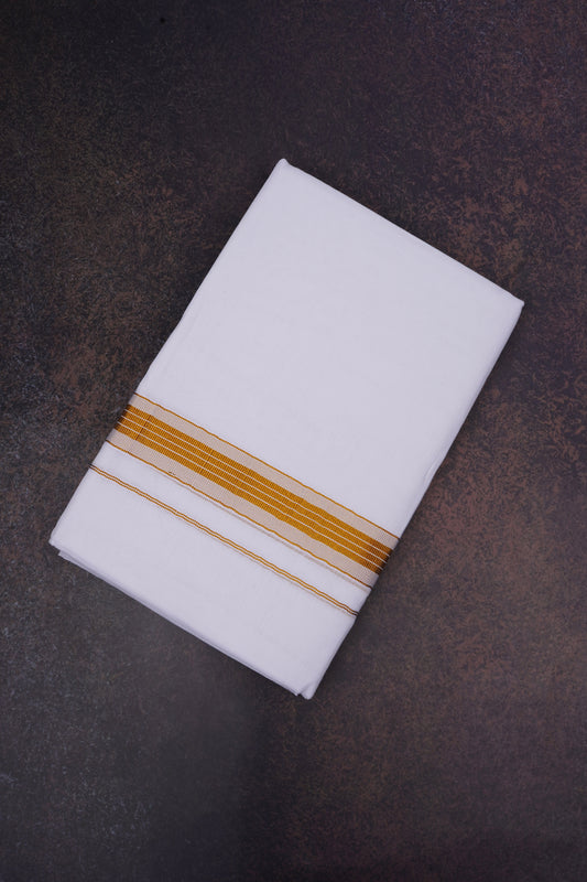ZENITH GOLD 4 W/D DHOTI 4.00 MTR- Gold