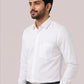 President Formal White Men Shirt