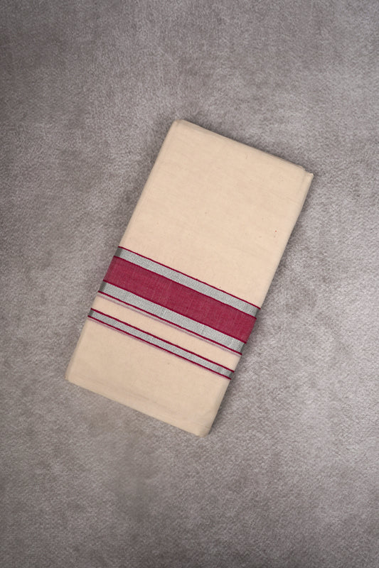 FCD-01C C/D DHOTI  4.00 MTR-Dark Pink
