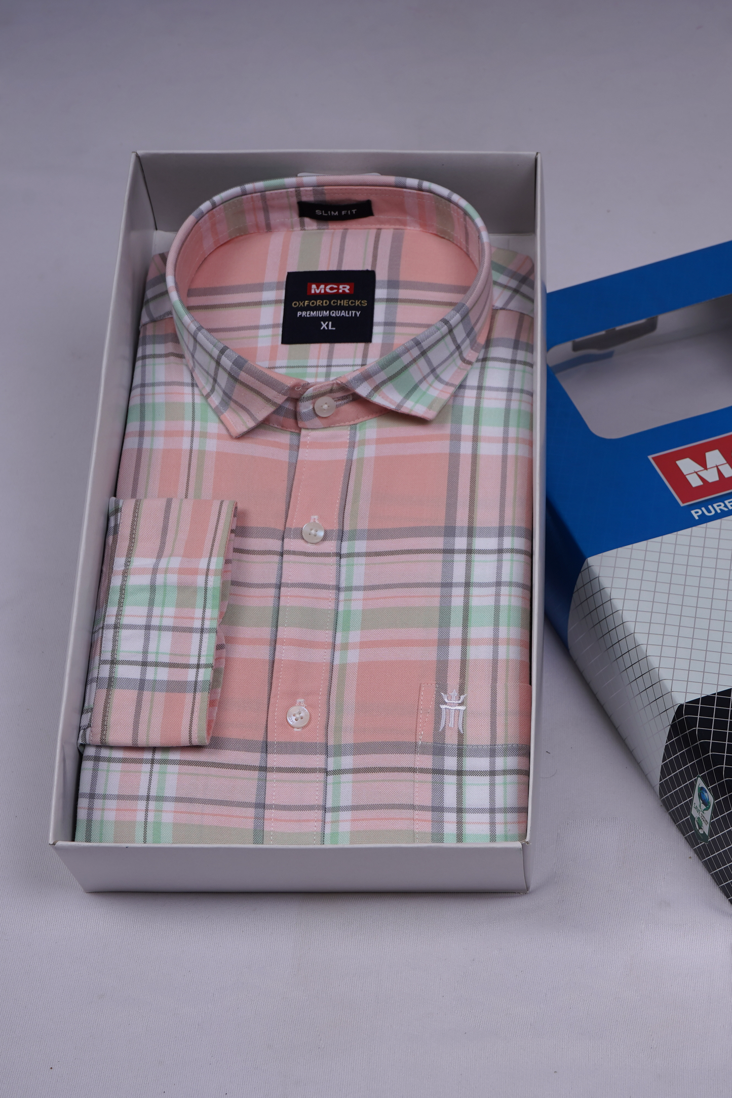 MCR OXFORD 89008 Full Sleeve Formal Color Shirt For Men