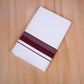 FCD-600 W/D DHOTI 3.80 MTR - Dark maroon
