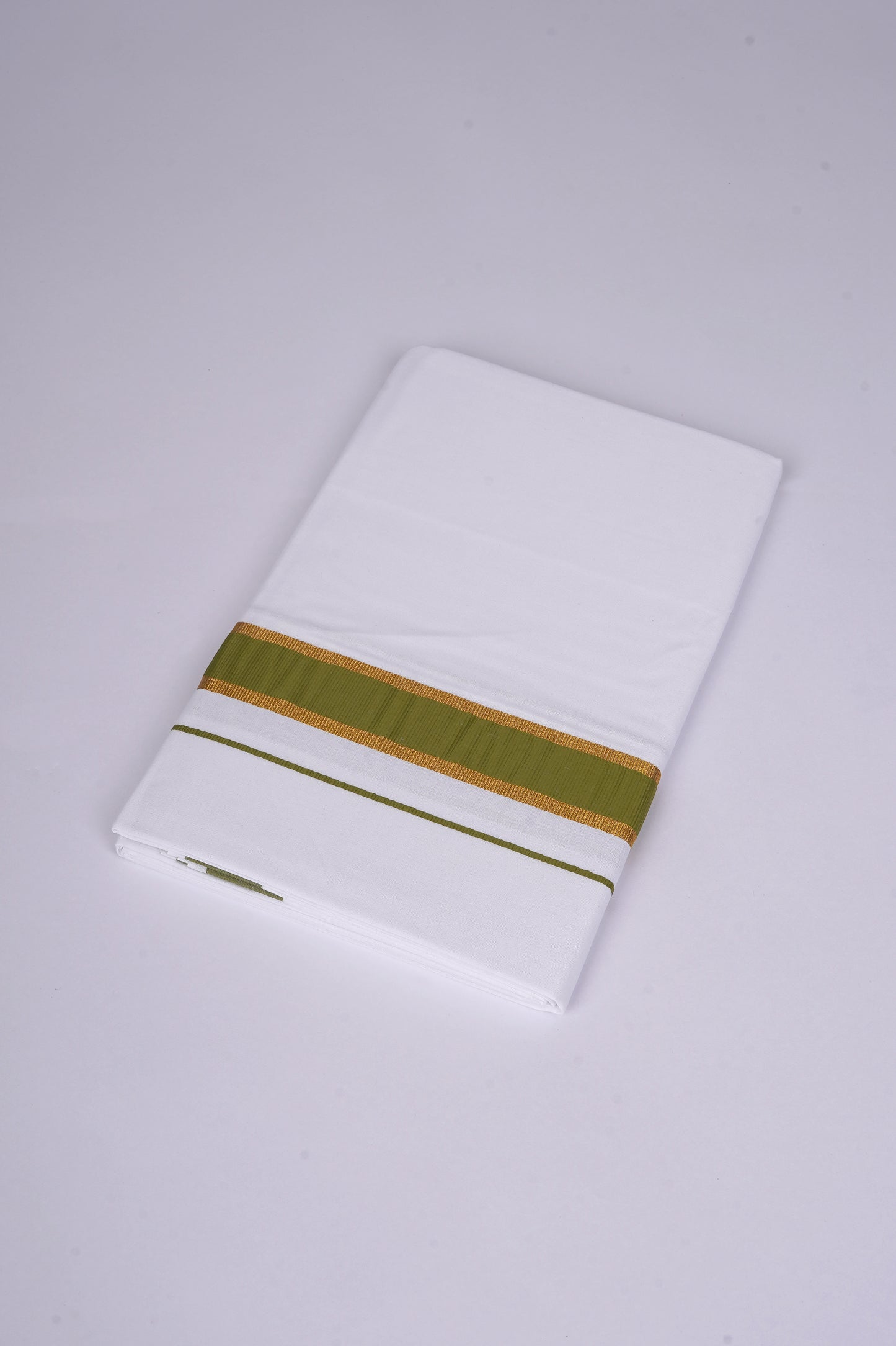 FS-115 W/S DHOTI 2.00 MTR - GOLD GREEN