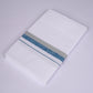 FS-124 W/S DHOTI  1.90 MTR - Silver Ajantha Blue