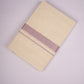 GLD-141C RG CREAM DOUBLE DHOTI  4.00 MTR