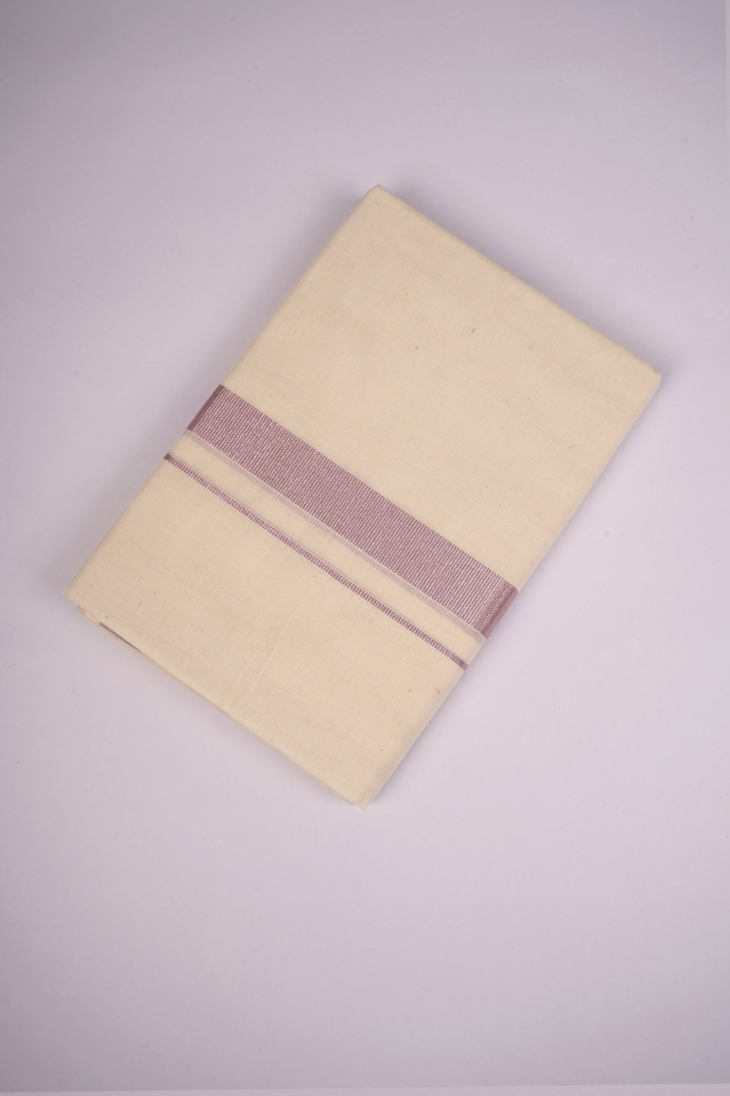 GLD-141C RG CREAM DOUBLE DHOTI  4.00 MTR