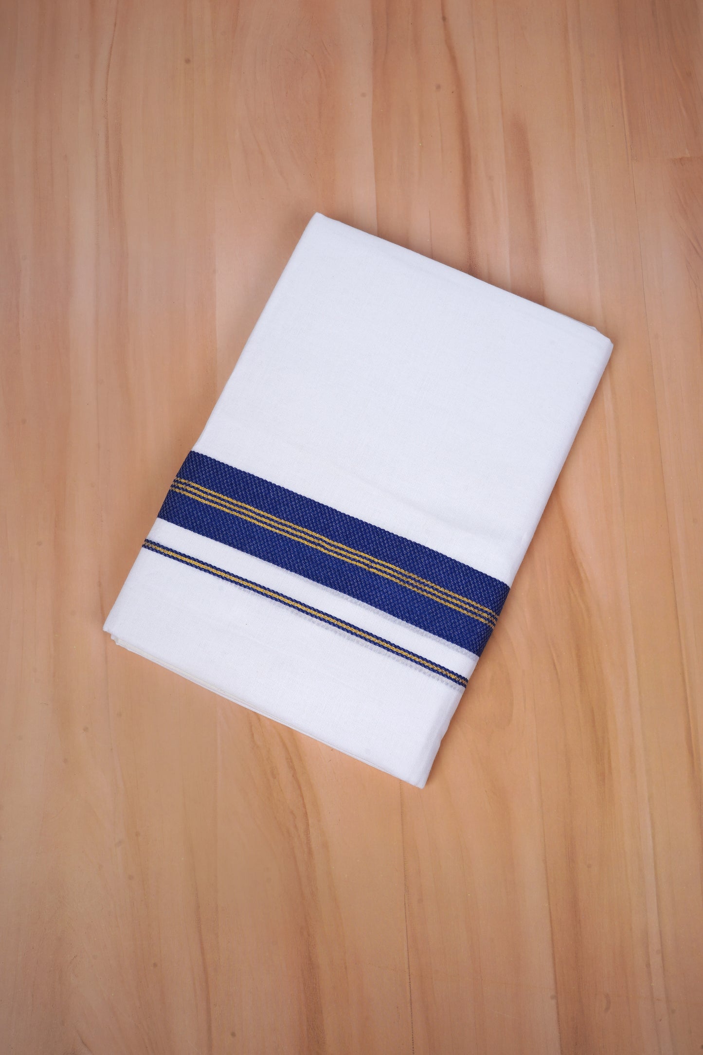 FCD-606 W/D DHOTI 3.80 MTR - Blue