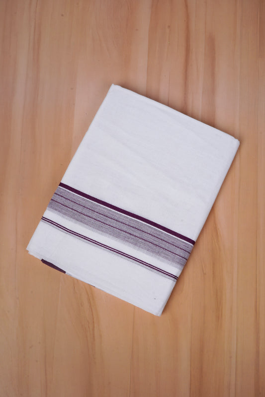 FCD-585 W/D DHOTI 3.80 MTR - Purple