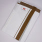 PKT FD-01 VELCRO WHITE DOUBLE DHOTI - Brown