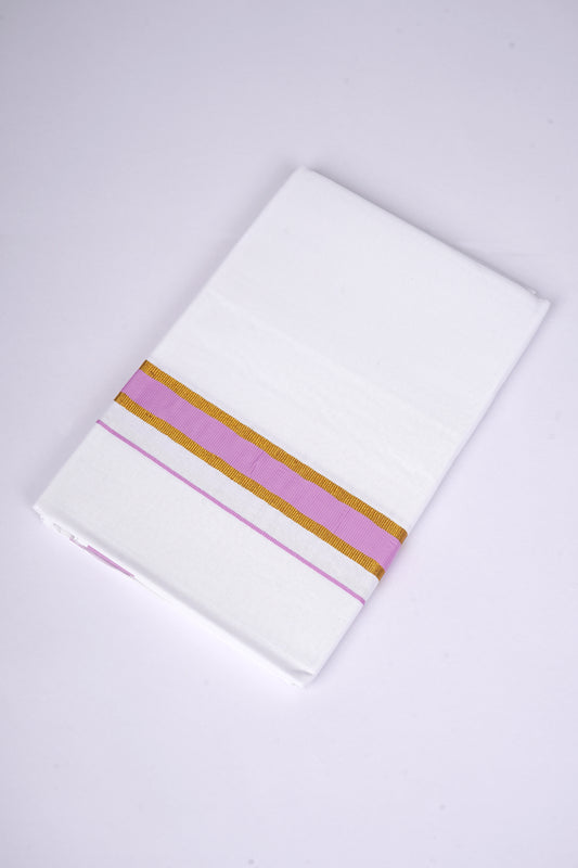 FS-115 W/S DHOTI 2.00 MTR - GOLD PINK