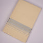 SLD-62C CREAM DOUBLE DHOTI  3.80 MTR