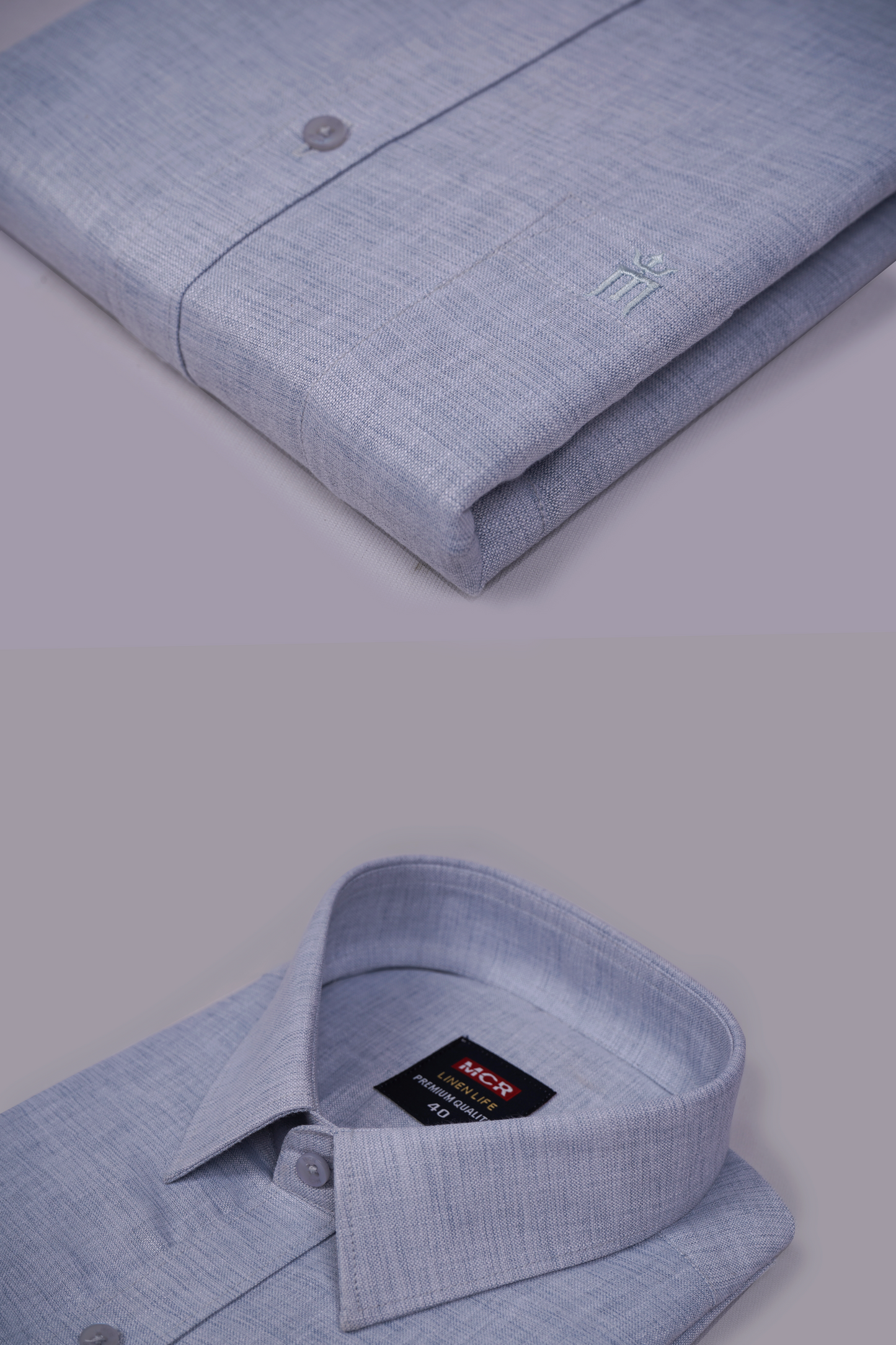 MCR LINEN LIFE 93103 Half Sleeve Formal Color Shirt For Men