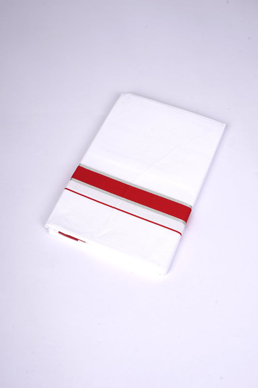 FS-96 W/S DHOTI 2.00 MTR - REDSILVER