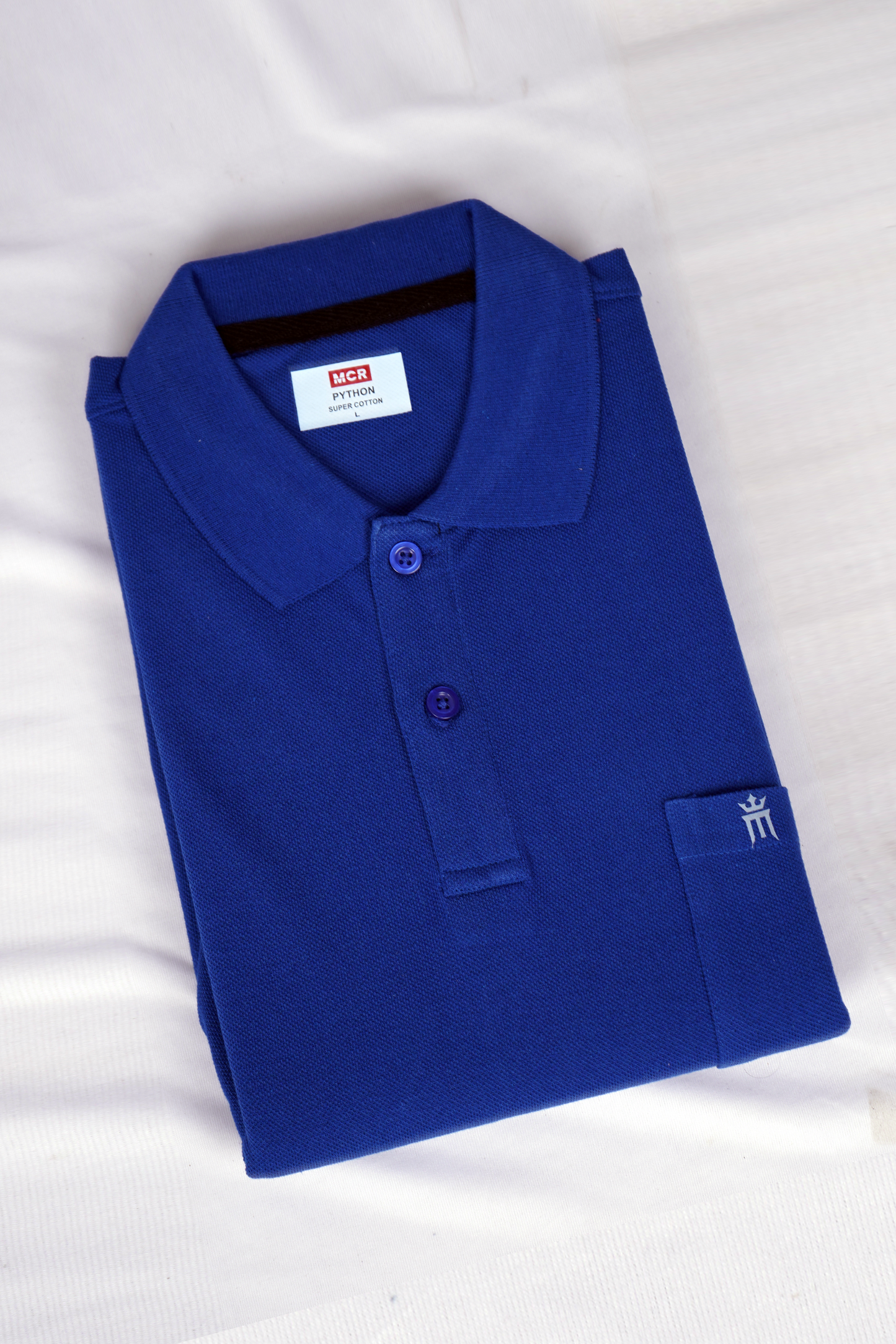 Python Plain Royal Blue Color T-Shirt - 70004