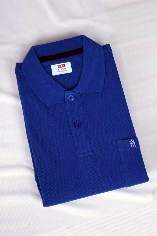 Python Plain Royal Blue Color T-Shirt - 70004