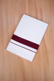 FCD-406 W/D DHOTI 3.80 MTR - Maroon