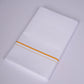 SS-STAIN FREE W/S DHOTI  2.00 MTR - Yellow