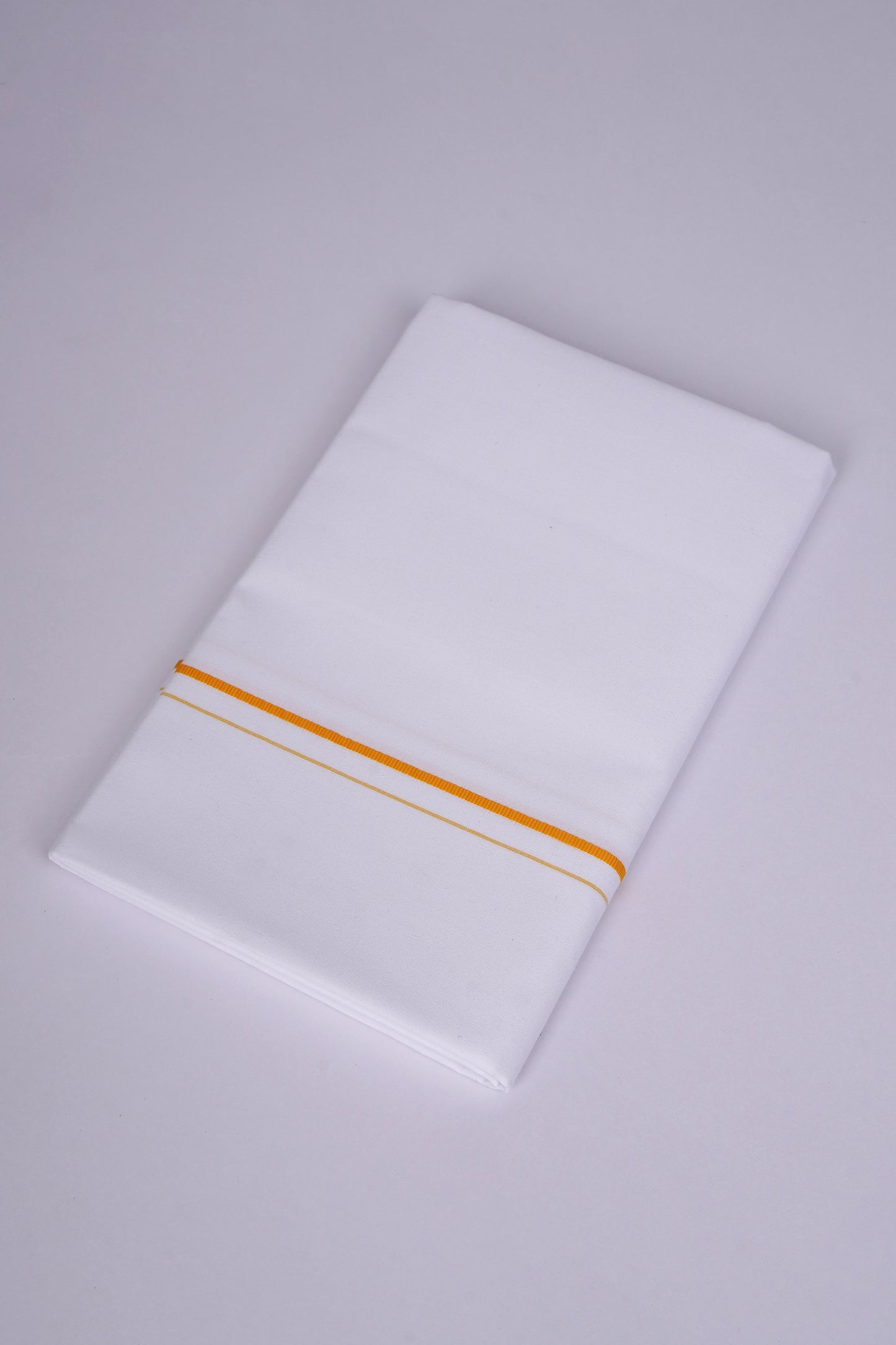 SS-STAIN FREE W/S DHOTI  2.00 MTR - Yellow