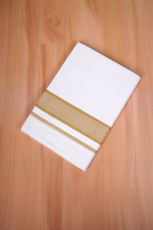 FCD-399 W/D DHOTI 3.80 MTR - Light Brown
