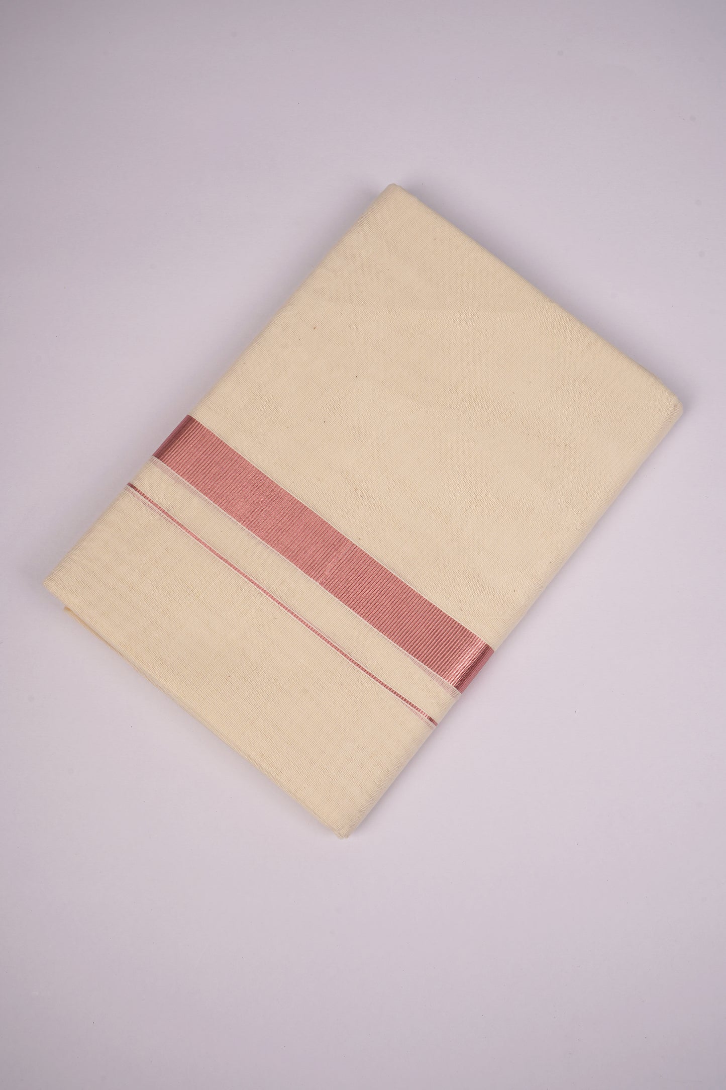 RGD-34C CREAM DOUBLE DHOTI  4.00 MTR