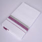 FS-124 W/S DHOTI  1.90 MTR - Silver Dark Violet