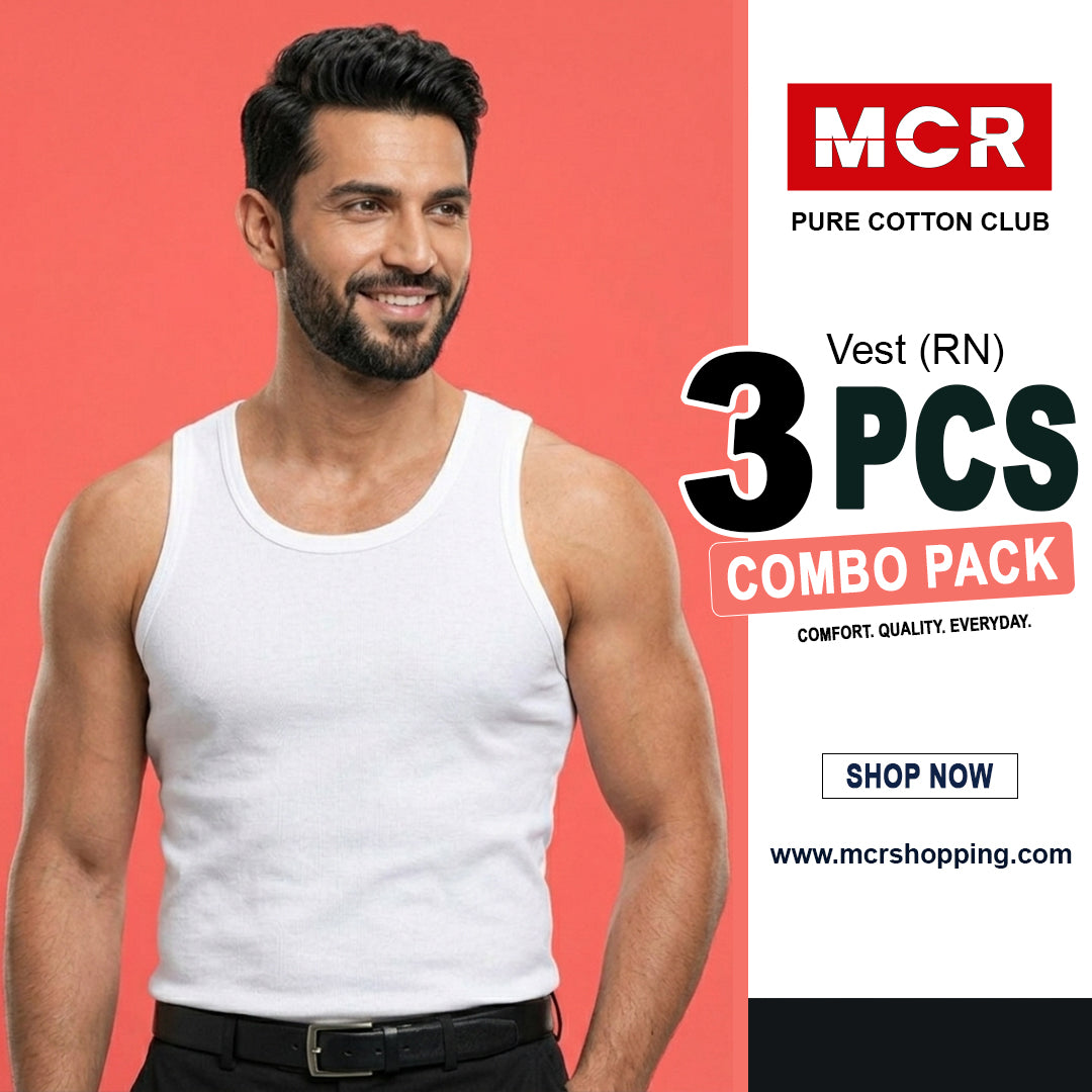 Grand Vest White RN (Pack Of 3)