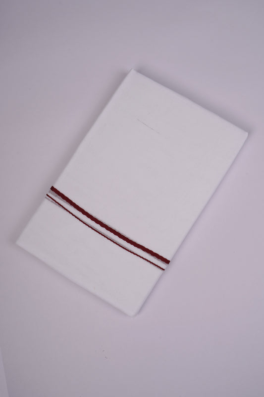 SD-17 W/D DHOTI  4.00 MTR-maroon
