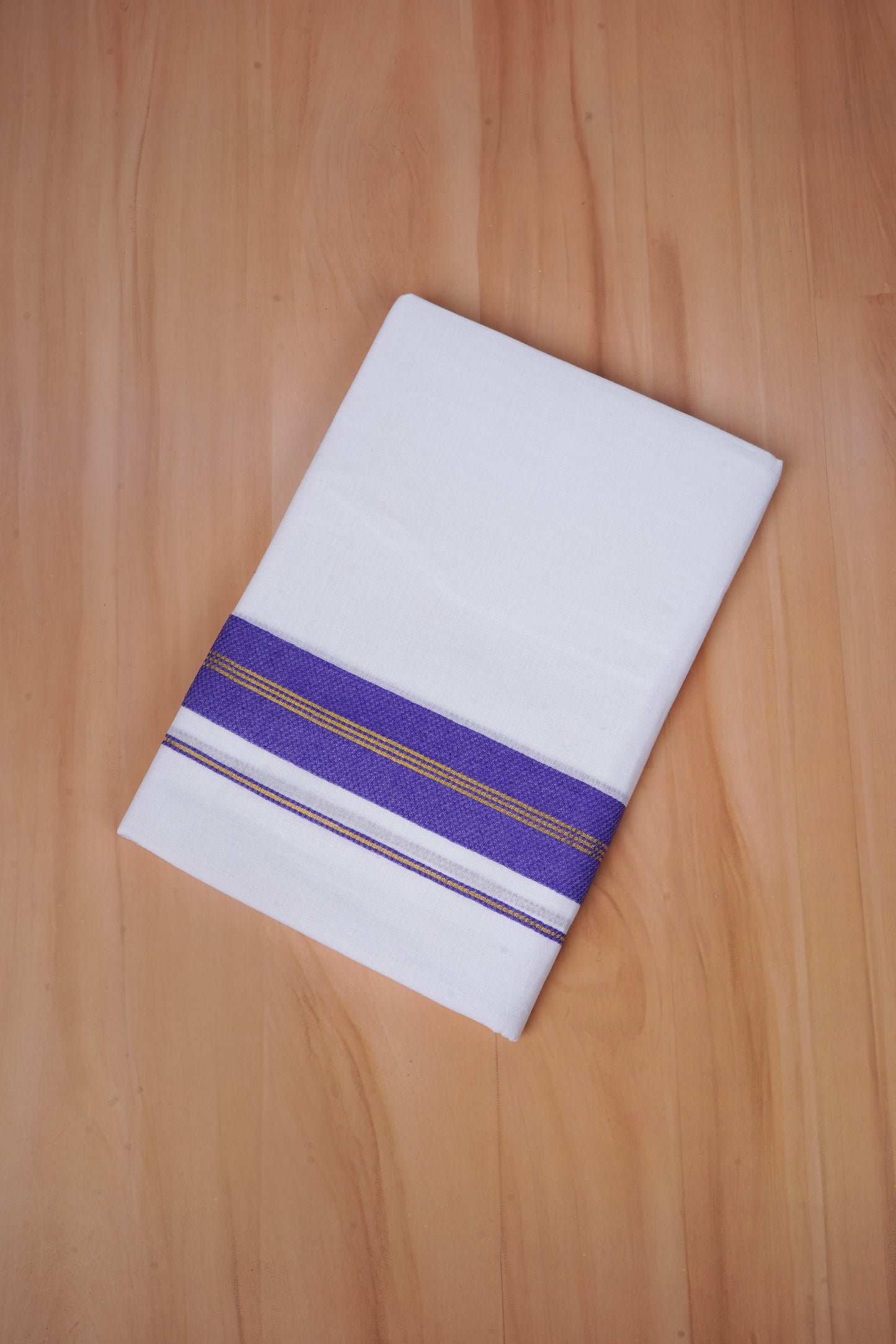 FCD-606 W/D DHOTI 3.80 MTR -  Blue