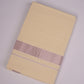 RGD-02C CREAM DOUBLE DHOTI  4.00 MTR