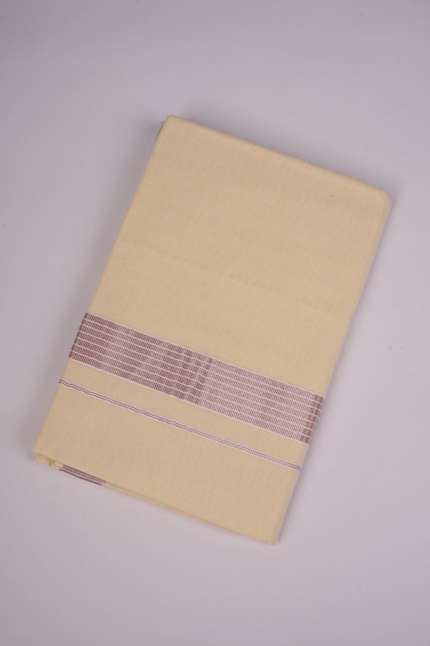 RGD-02C CREAM DOUBLE DHOTI  4.00 MTR