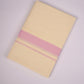 FD-08C CREAM DOUBLE DHOTI   3.80 MTR-Light Pink