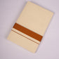 FD-08C CREAM DOUBLE DHOTI  3.80 MTR-Light Brown