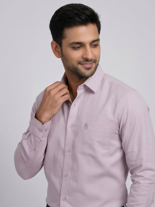 MCR Men Formal Colour Shirt - Dusty rose 82506 Hydrogen