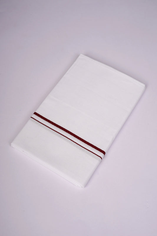 SS-14 W/S DHOTI  2.00 MTR -  Maroon