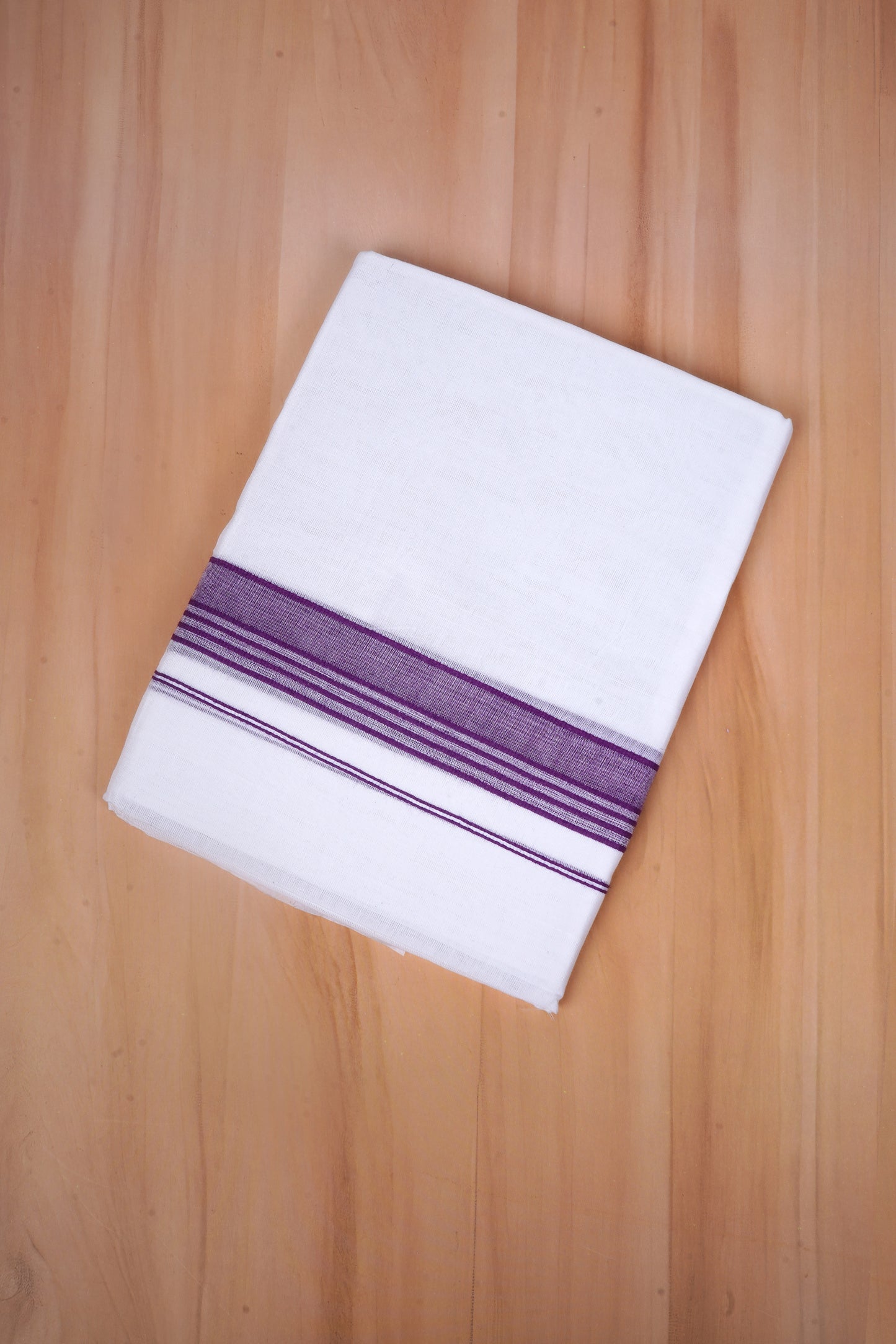 FCD-580 W/D DHOTI 3.80 MTR - Dark Purple