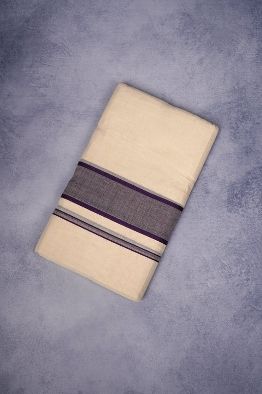 FCD-86C C/D DHOTI  4.00 MTR-Violet