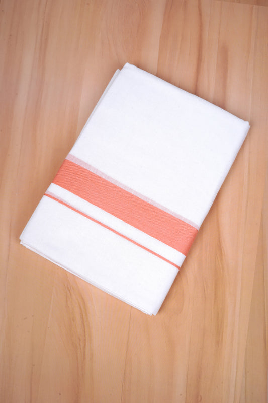 FCD-406 W/D DHOTI 3.80 MTR - Ramar Orange