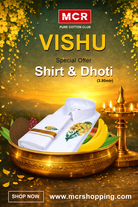 Vishu Kani White Double Set F/s