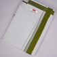 PKT FD-01 VELCRO WHITE DOUBLE DHOTI- Dark Green