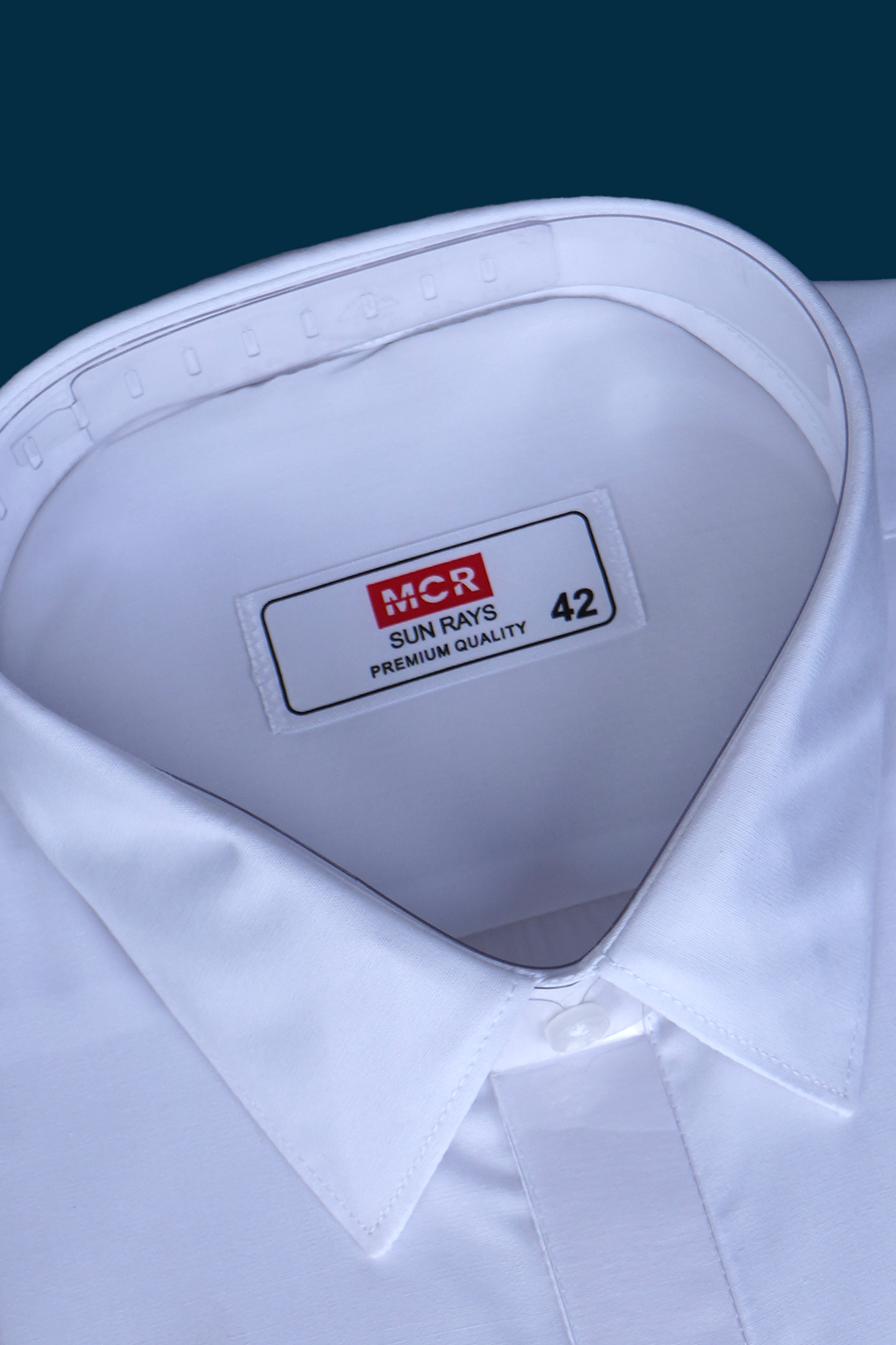 MCR  SUN RAYS Half Sleeve Formal White Shirt For Men