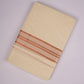 COPPER-15C CREAM DOUBLE DHOTI  4.00 MTR
