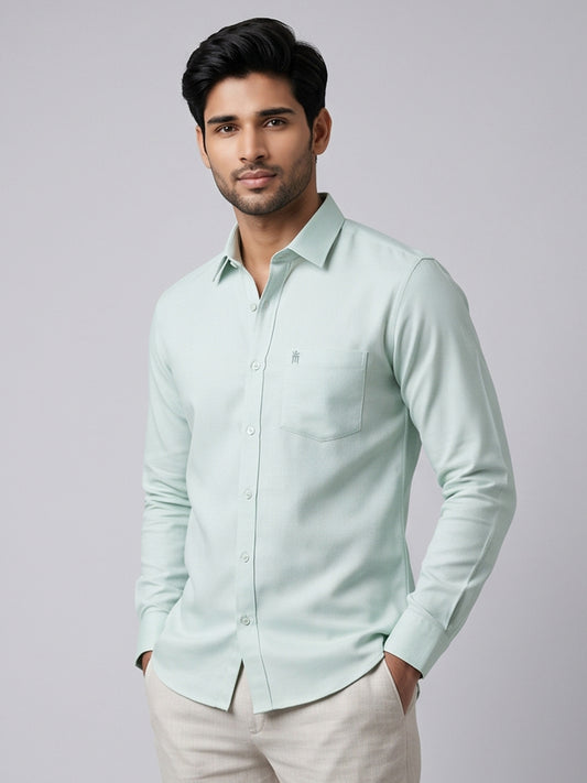 MCR Men Formal Colour Shirt - light green 92056 ICE BERG