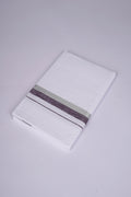 FS-124 W/S DHOTI  1.90 MTR - silver violet