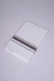 FS-124 W/S DHOTI  1.90 MTR - silver violet